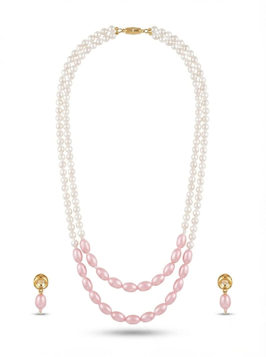 Pearl Layered Necklace Set